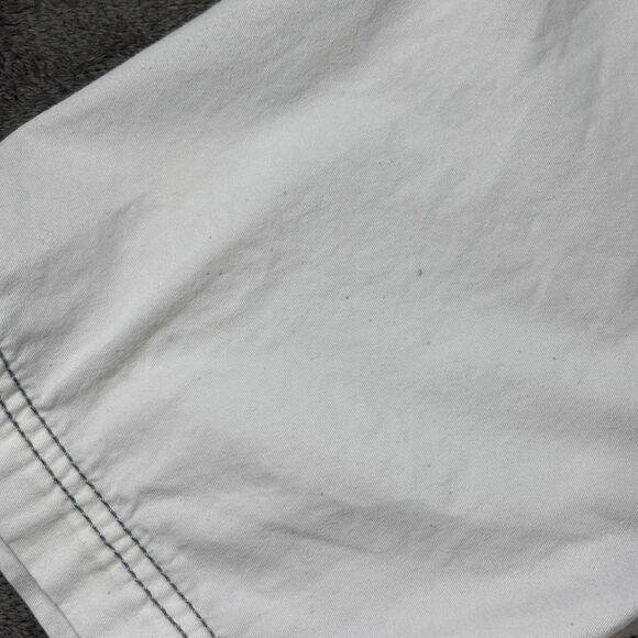 True Religion Men Pearl Snap Shirt Western Boho Short Sleeve White 3XL F169 - Picture 3 of 13